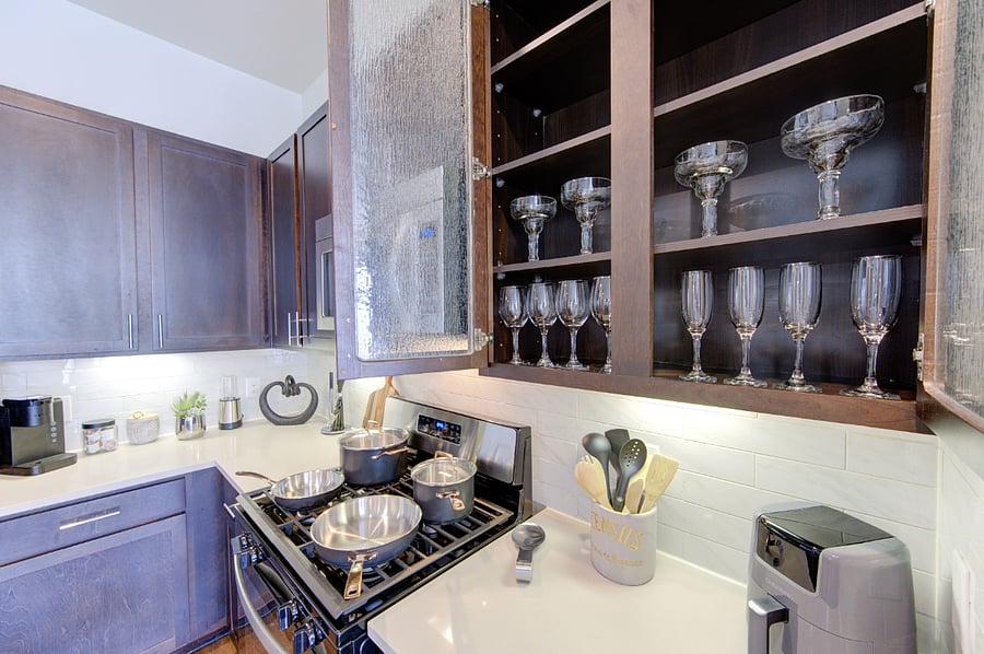 Fully stocked kitchen