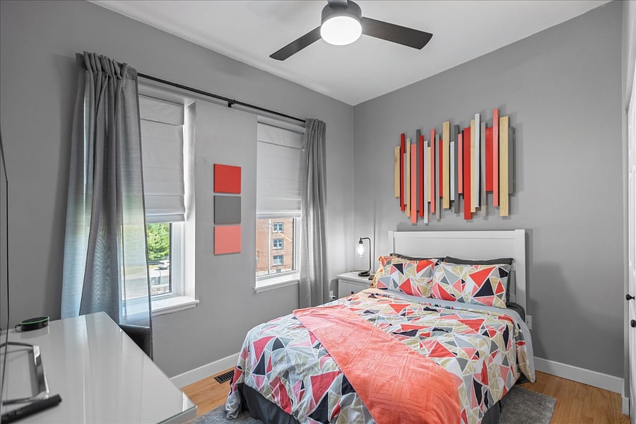 Bedroom 2 with full sized bed