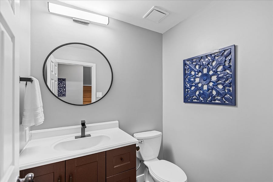 Half bath on main level