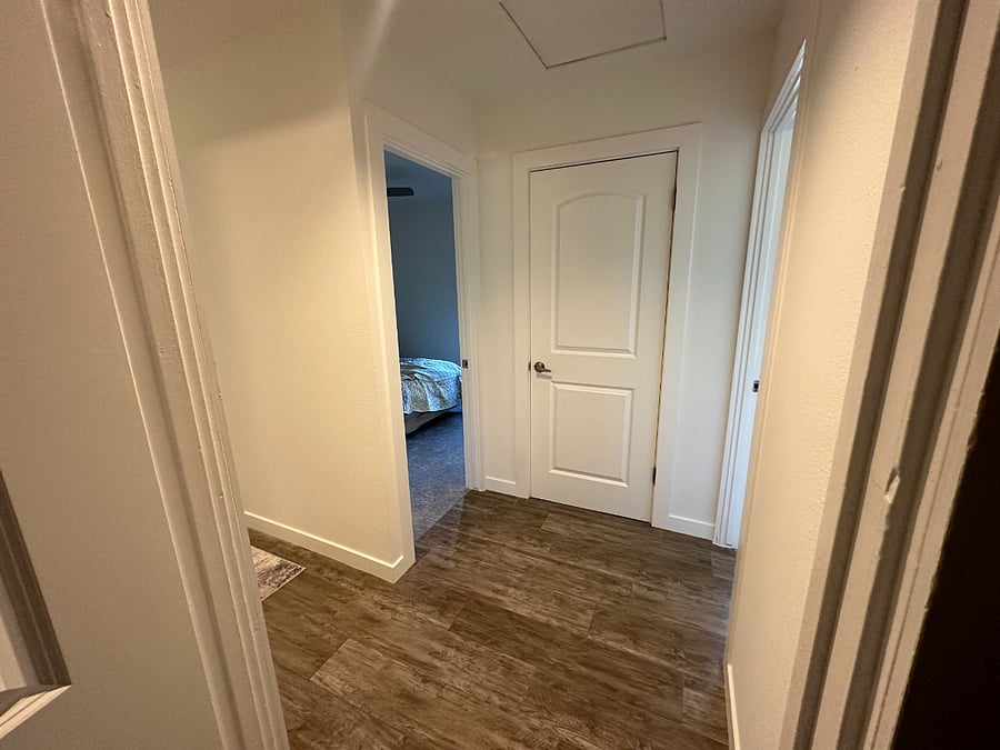 Hallway and linen closet 