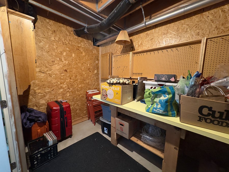 In-unit storage. (Will be totally empty.)