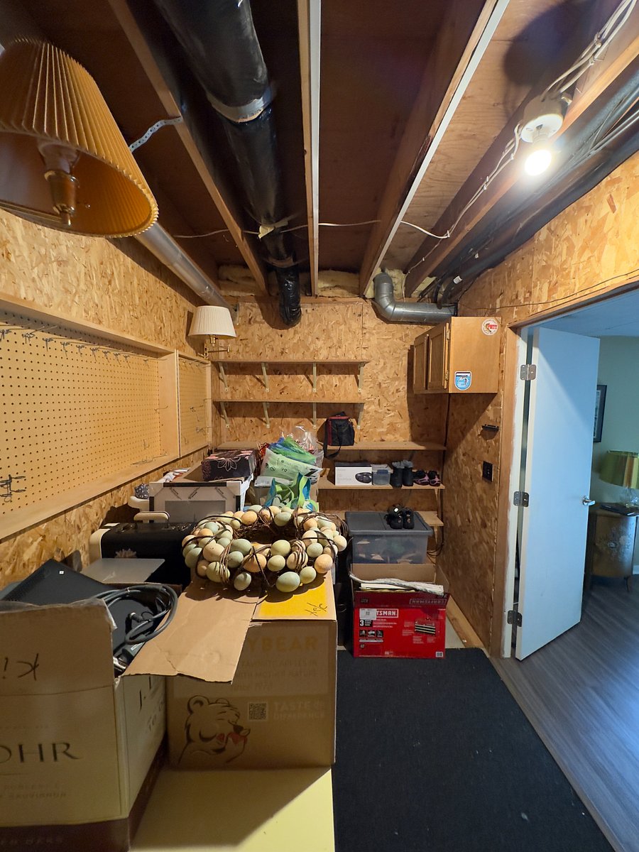 In-unit storage. (Will be totally empty.)