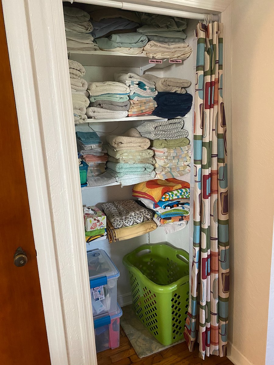 Linen closet.