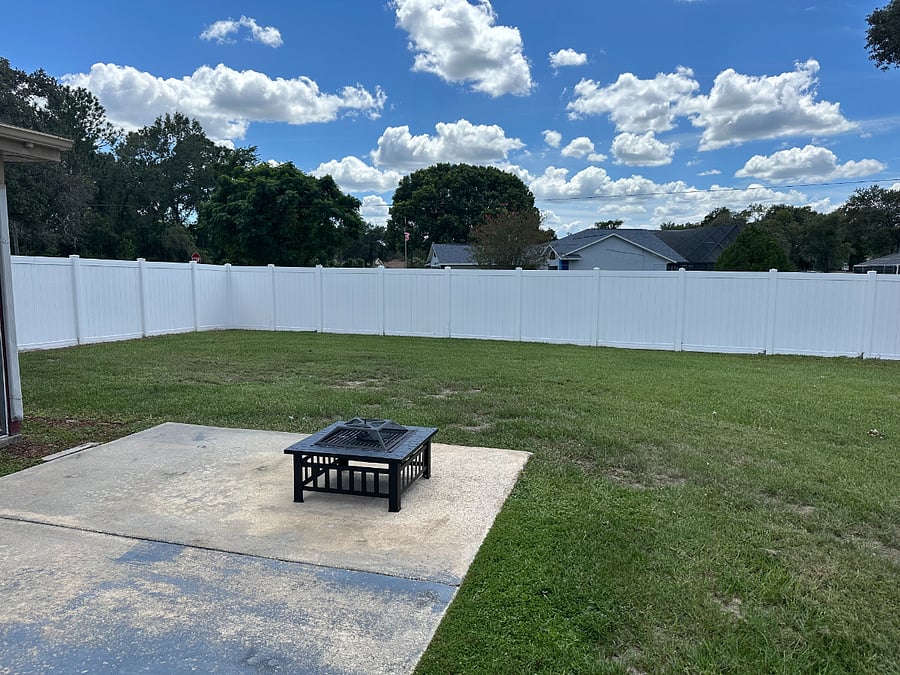 Fire pit area