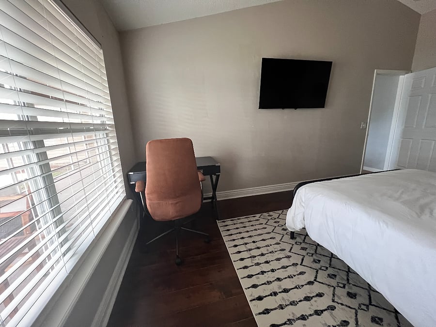 Master bedroom workspace