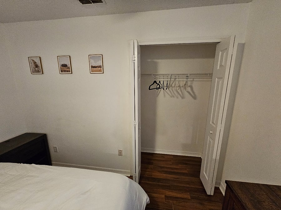 Guest bedroom closet