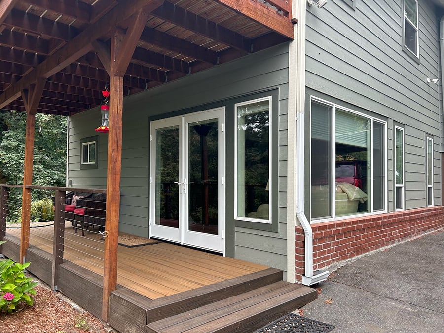 Private deck.