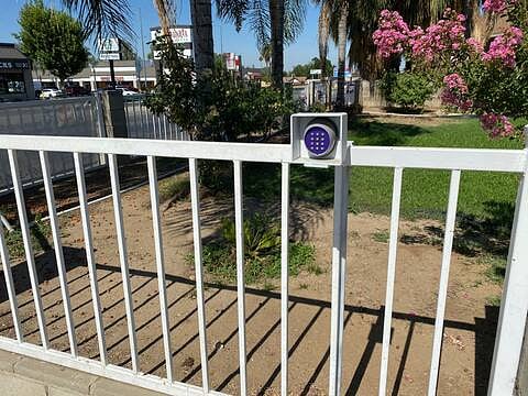 Gate entrance key pad