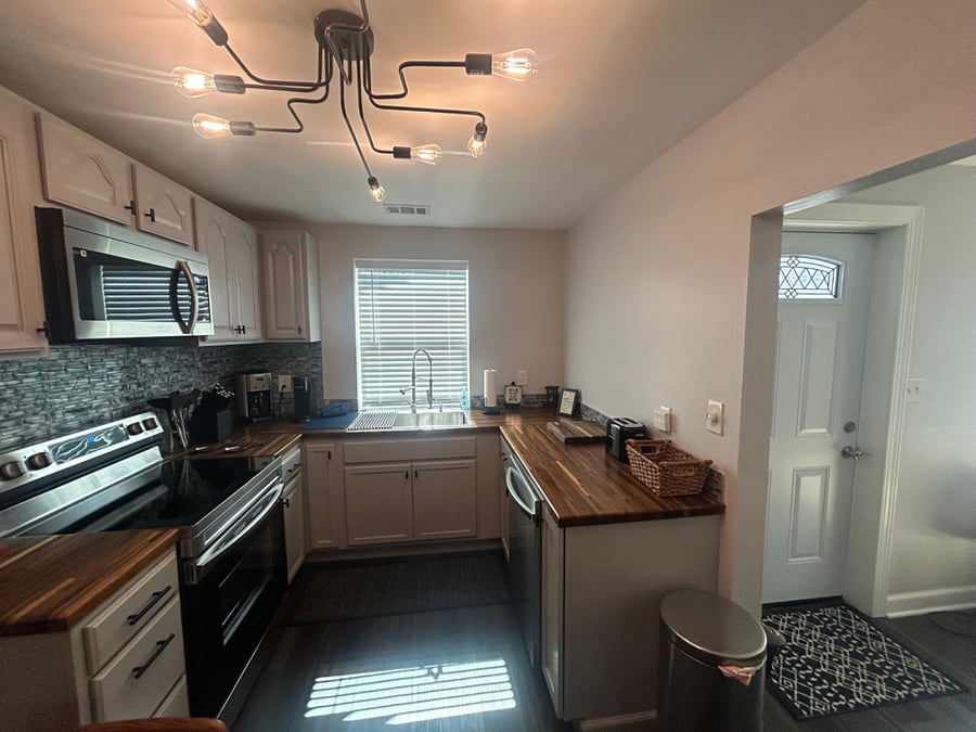 Kitchen and Front Door