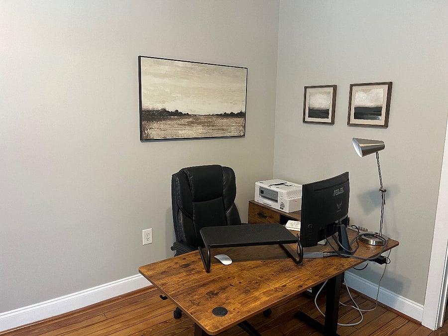 Office fully equipped to work remotely