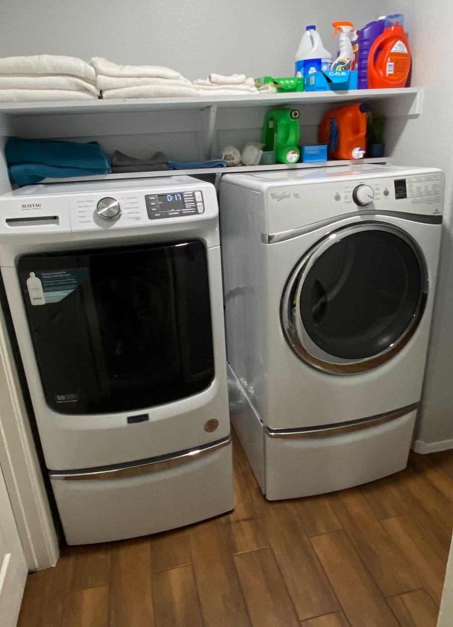 In house washer and dryer
