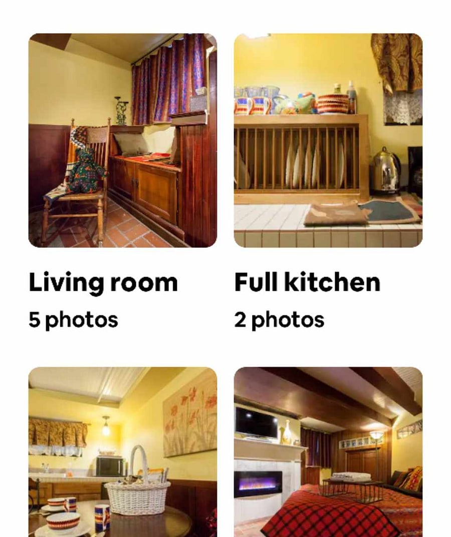 Private two-bedroom apartment with kitchenette, Private entrance, private bathroom as well as access to full kitchen