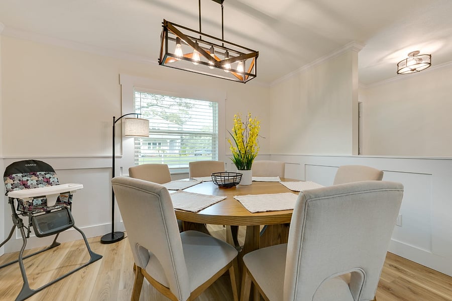 Dining table for six plus high chair
