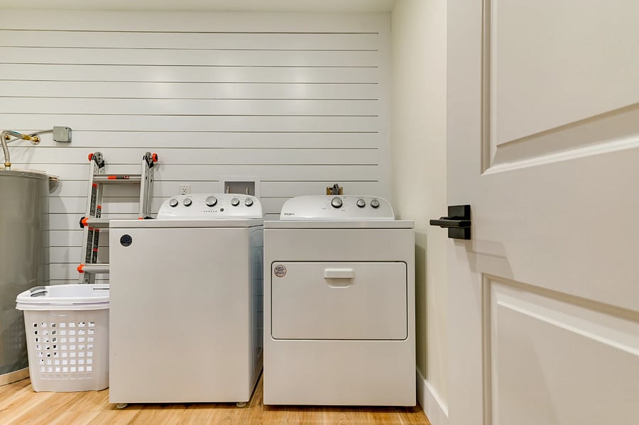 In unit washer and dryer