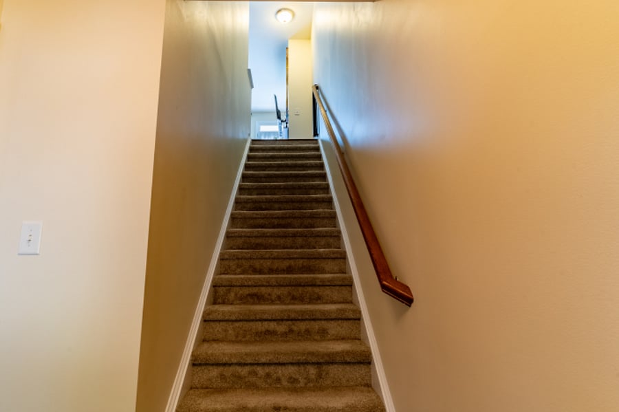 Stairway to the third level.
