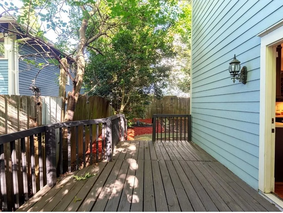 Private Rear deck