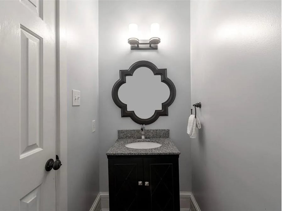 main floor powder bathroom