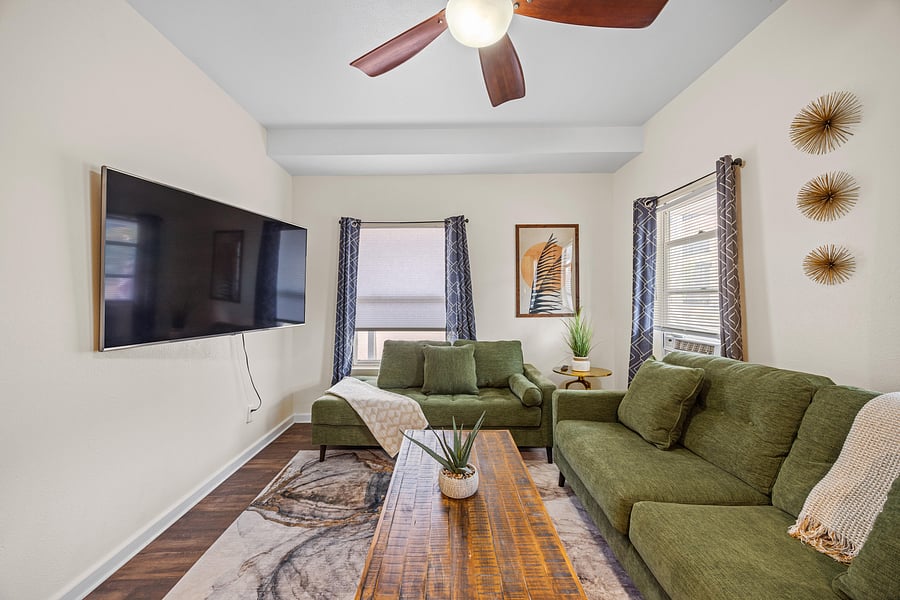 Living Room with Smart TV