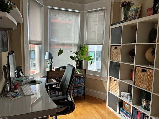 This is office space that you will be able to share with me, especially when I am traveling you can take over the desk!