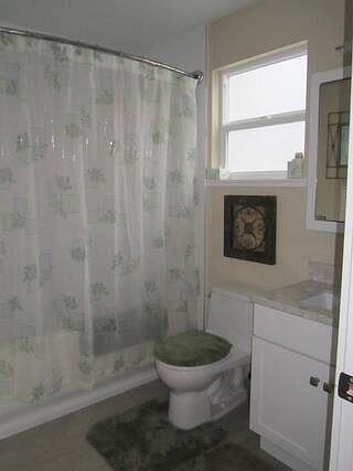 Your private bathroom. This is not connected to the bedroom, it is down the hall.