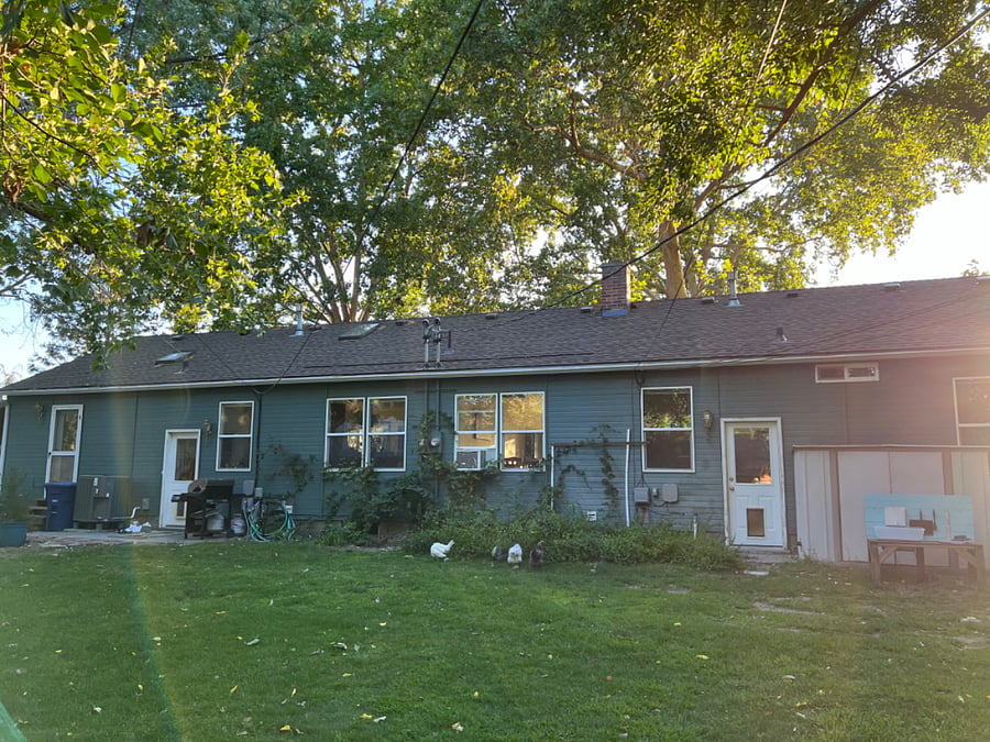 Back of the house
