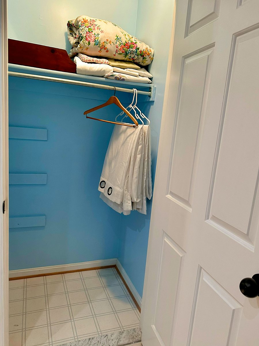 closet in en suite bathroom
