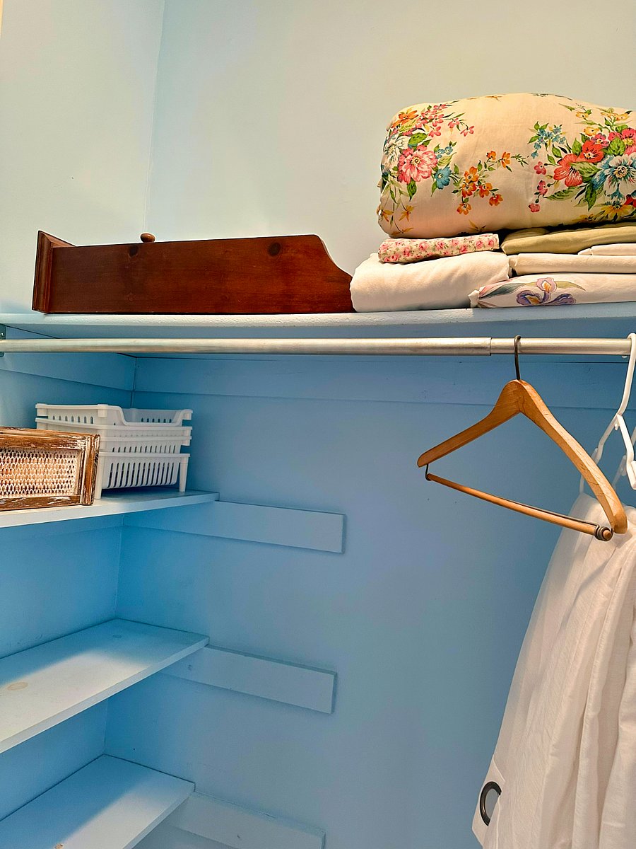 closet in en suite bathroom