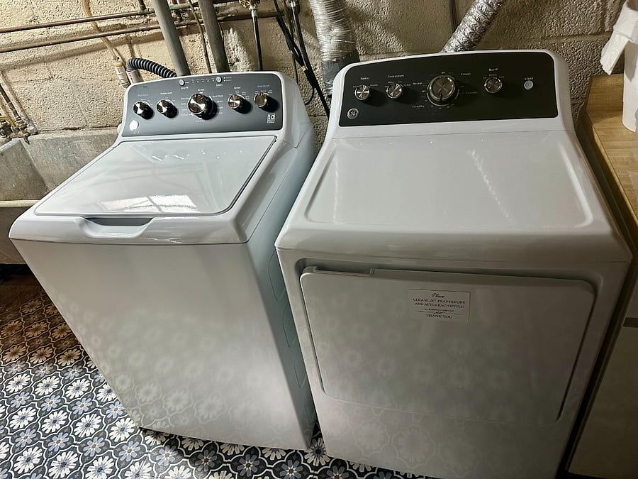 new HE washer and dryer in basement (5/2025)