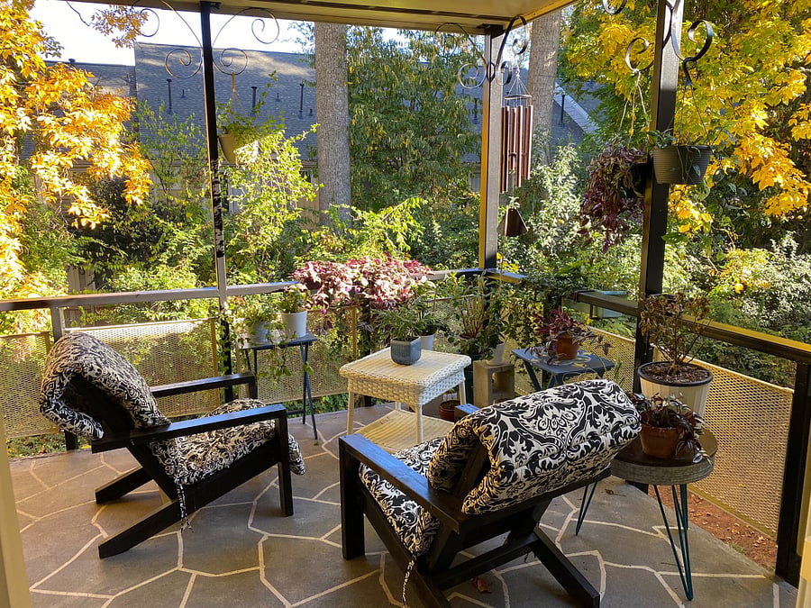 beautiful large balcony