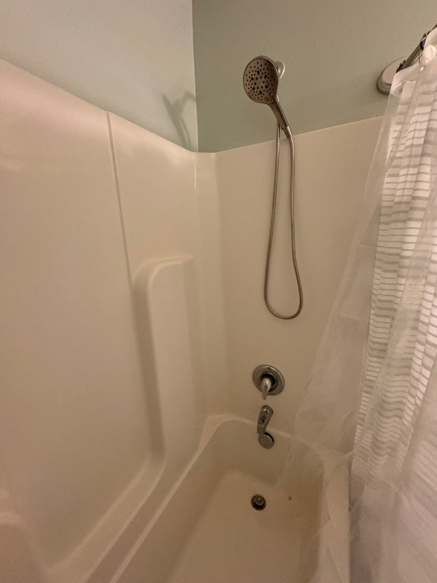Full Shower and Bath with Kohler Detach and Spray shower head