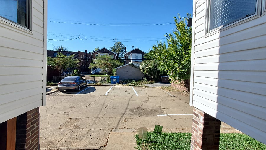Back parking lot
