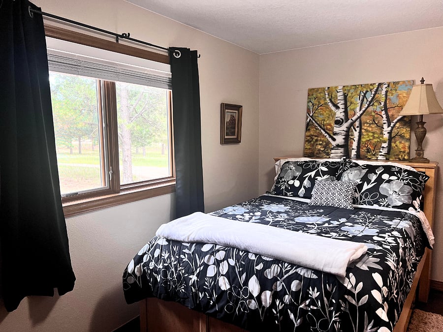 Bedroom 1.  Great view