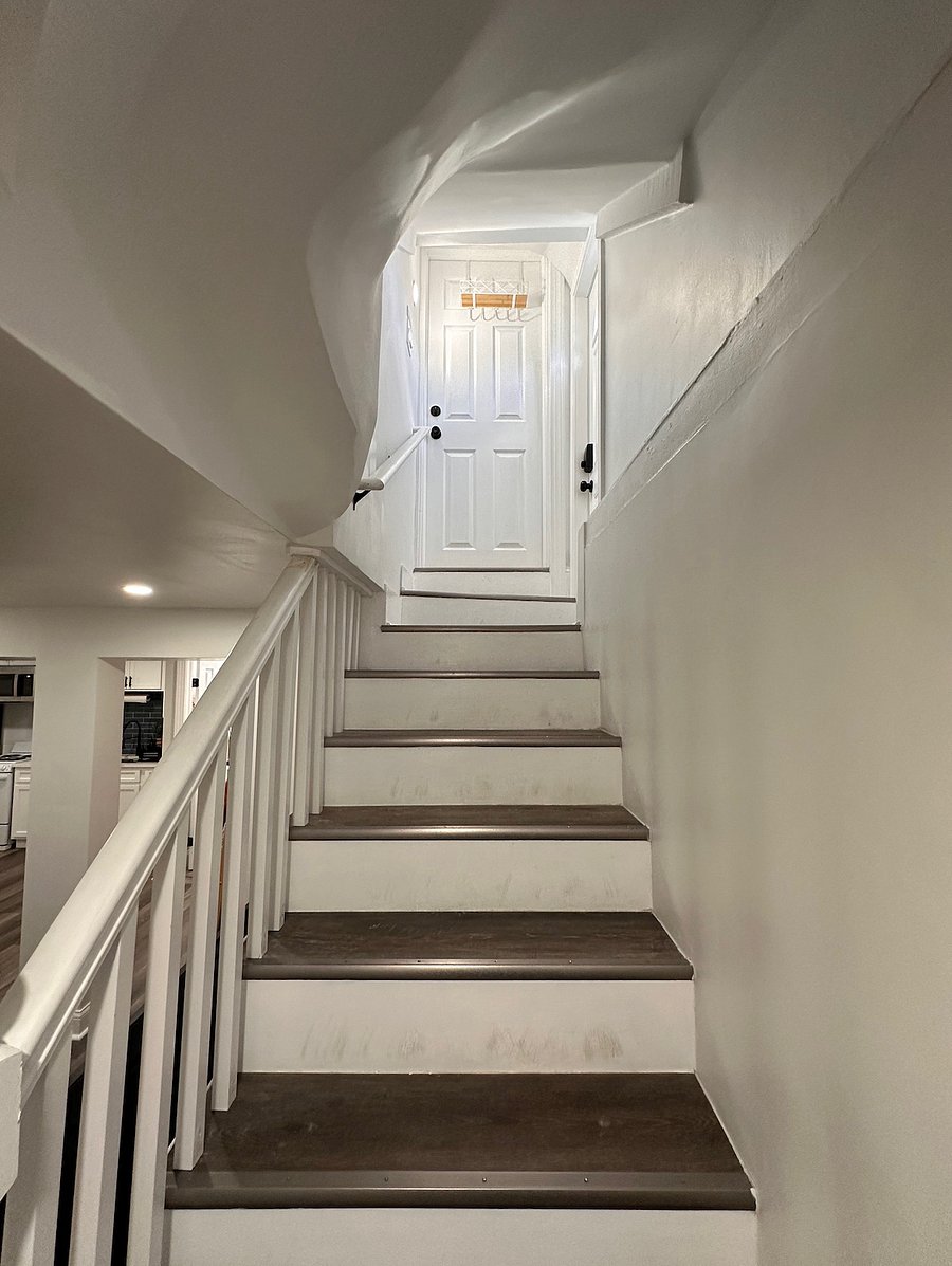 stairs used to come in and out of unit