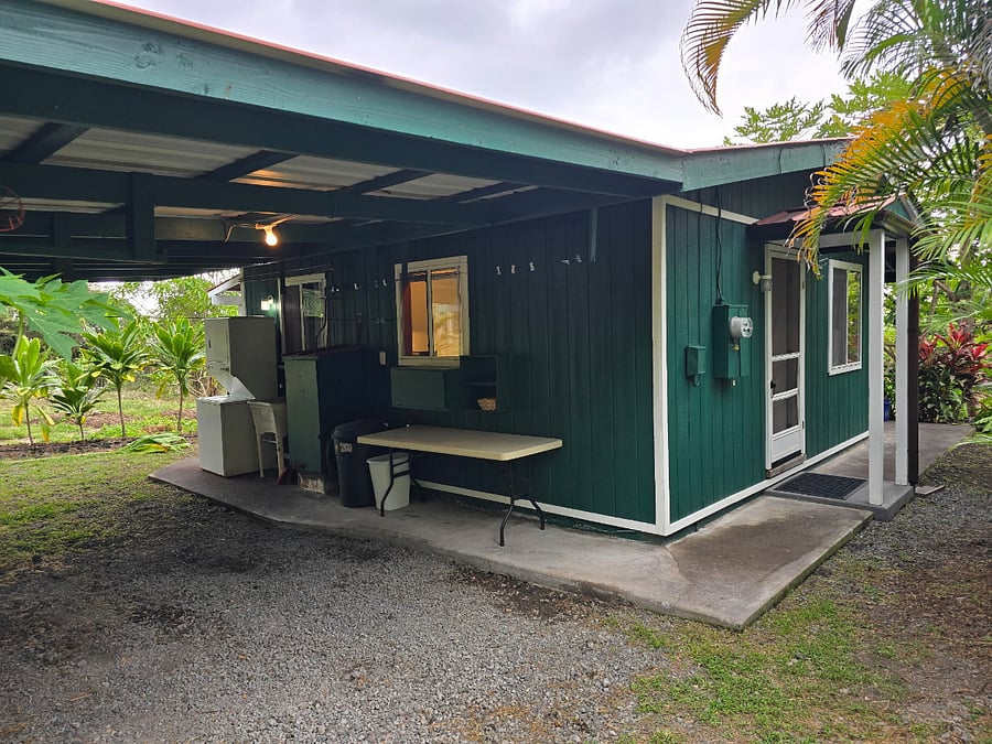 Covered carport 