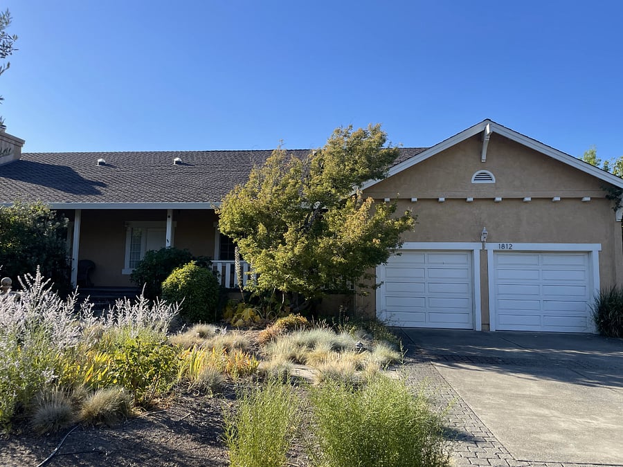 Two-car garage