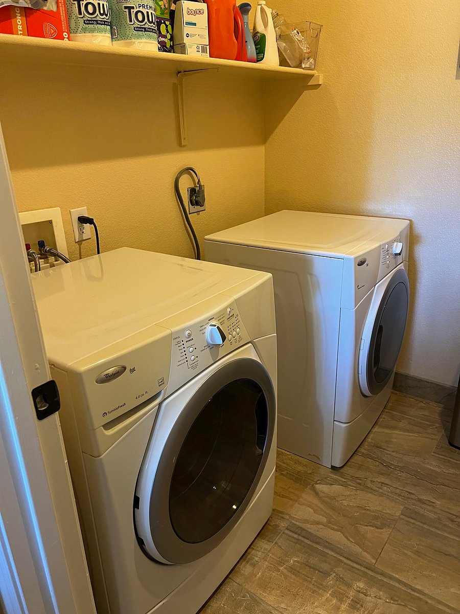 Front load washer and dryer