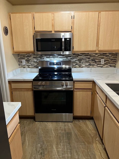 New Frigidaire Self Cleaning, Range/ Oven with Air Fryer and built in Microwave