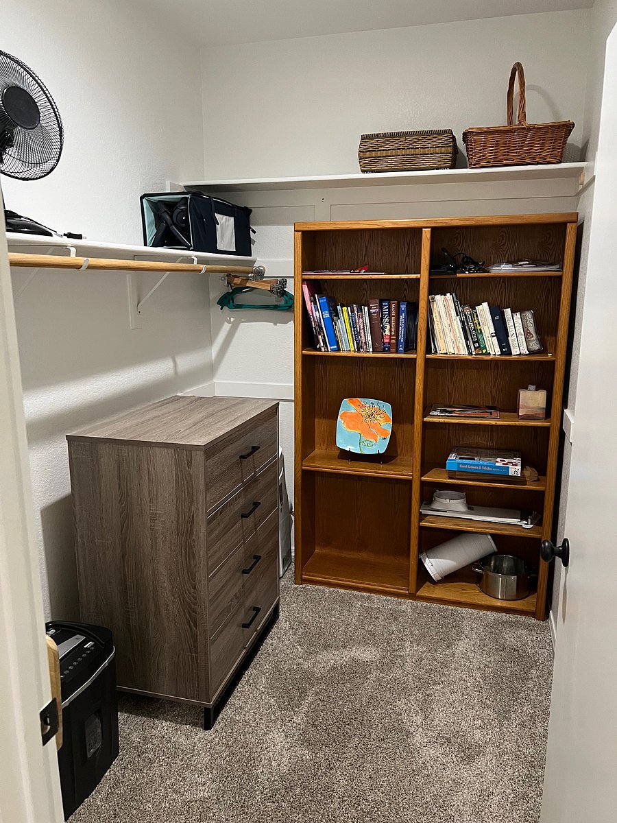 Front bedroom walk in closet