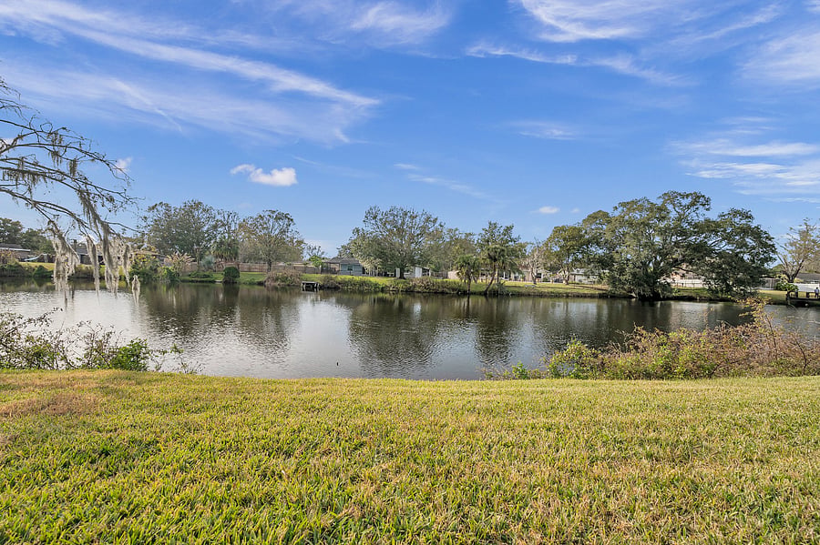 On property lake.