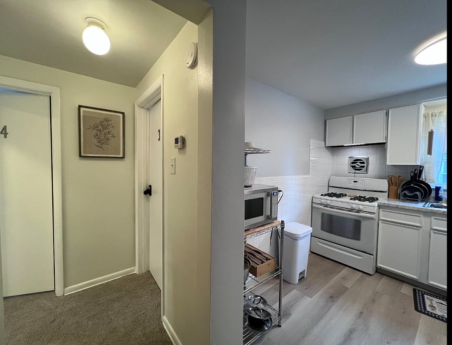 Unit 1 Hall/Kitchen