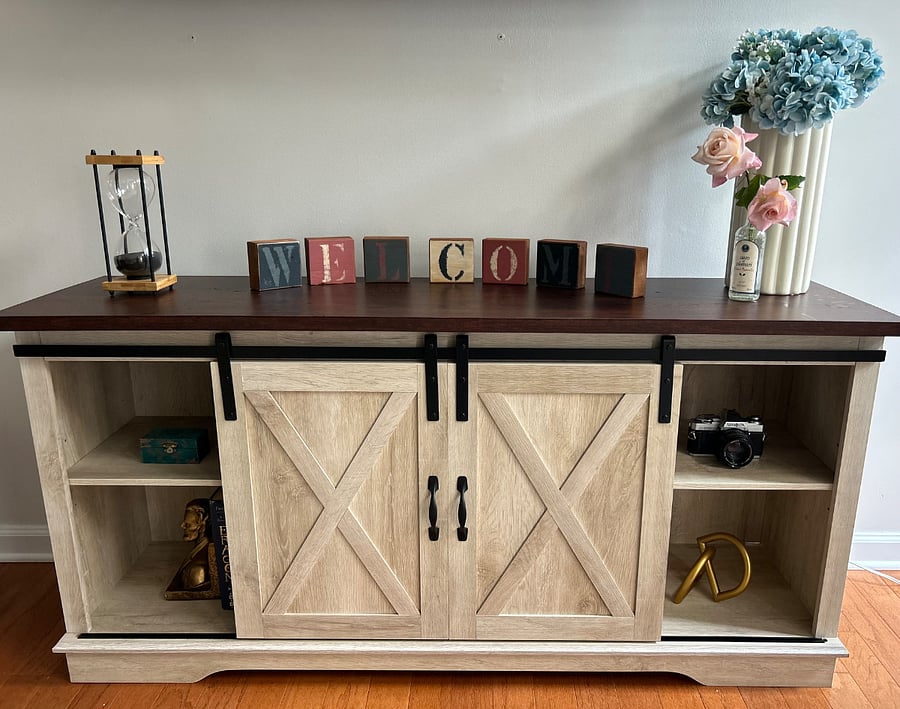 Add your own decor or leave as is.