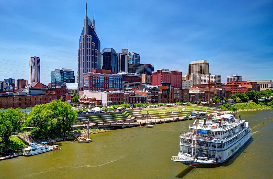 Cumberland River downtown