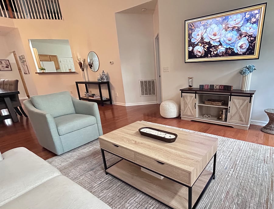 65" smart tv with high speed wifi.