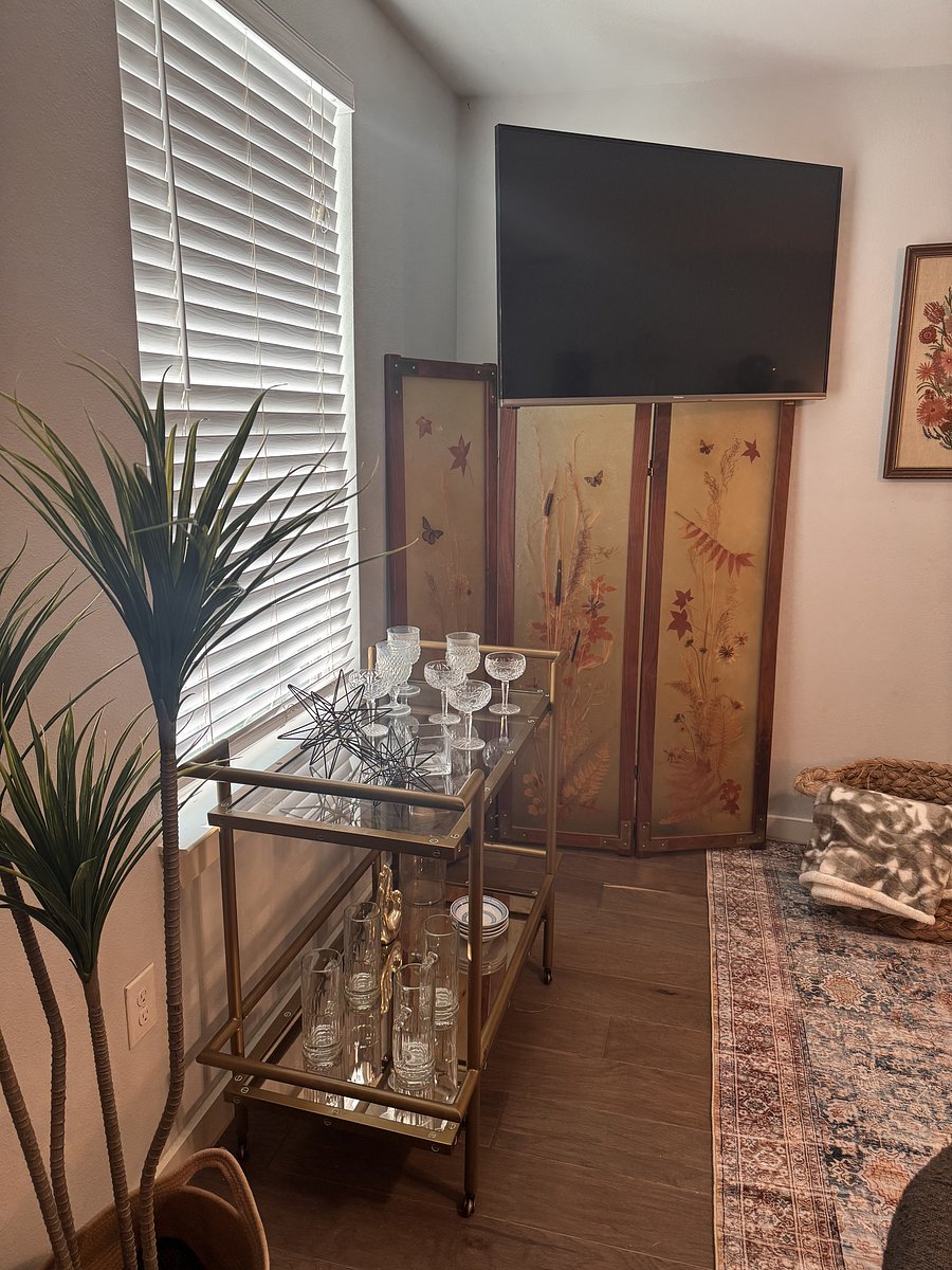 Bar cart in Living Room