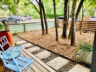 Front patio view.