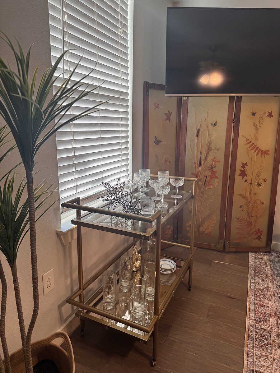 Bar cart in Living Room