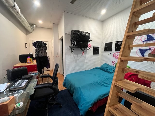 Bedroom with Work Areas