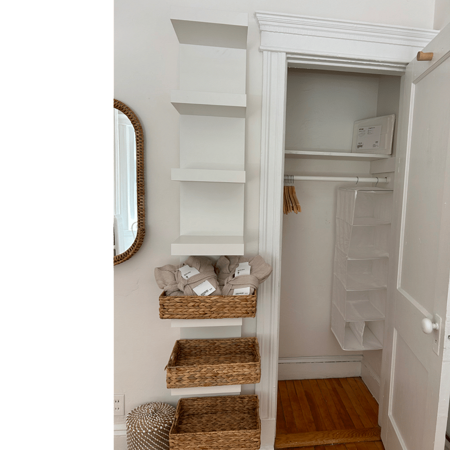 Closet detail