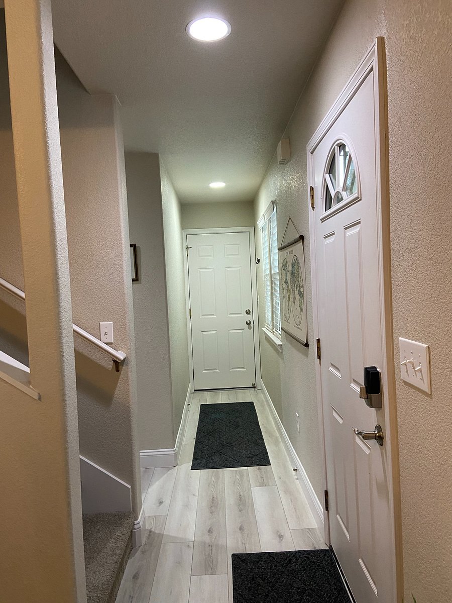 Hallway to garage