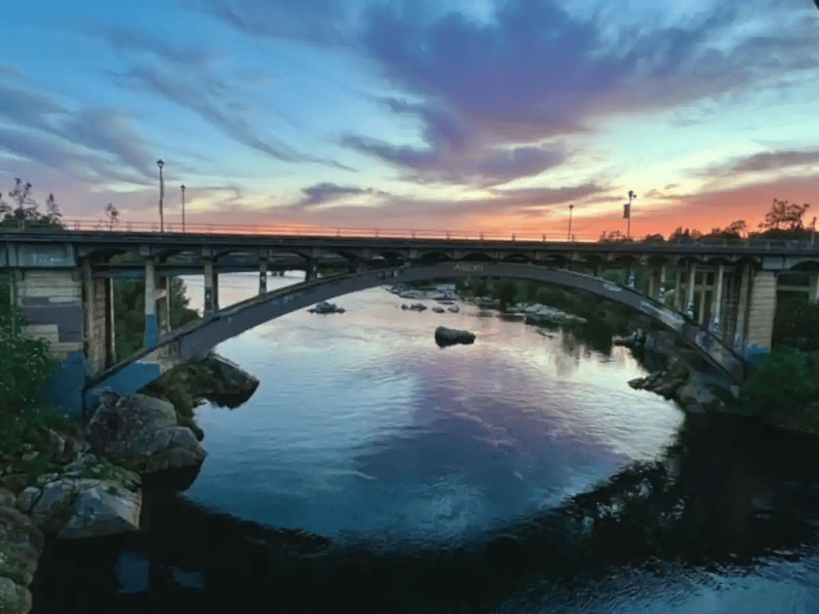 Rainbow Bridge - two blocks away